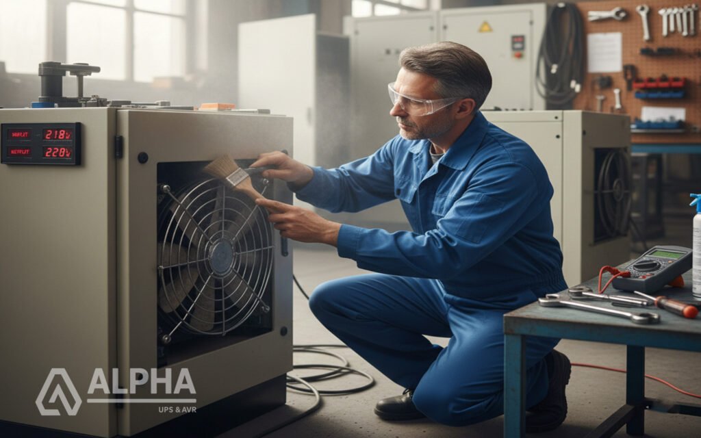 سرویس و نگهداری استابلایزر توسط تعمیرکار