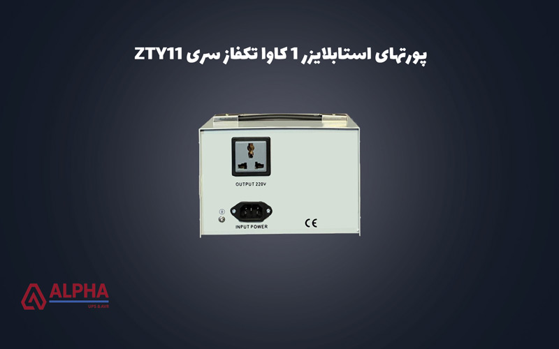 پورت های استابلایزر 1 کاوا تکفاز سری ZTY11