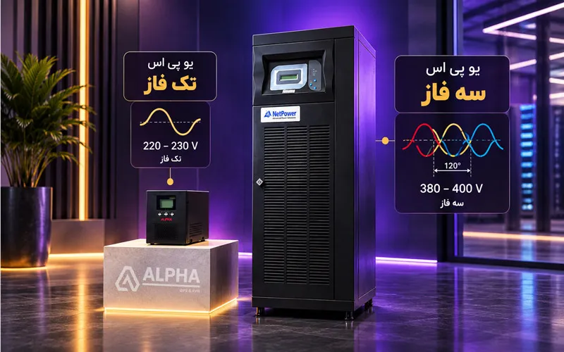 تفاوت یو پی اس سه فاز و تک فاز